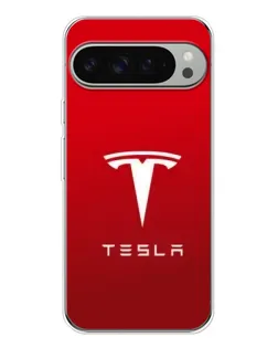 Чохол для Google Pixel 9 Pro XL з картинкою «Tesla Red Classic»