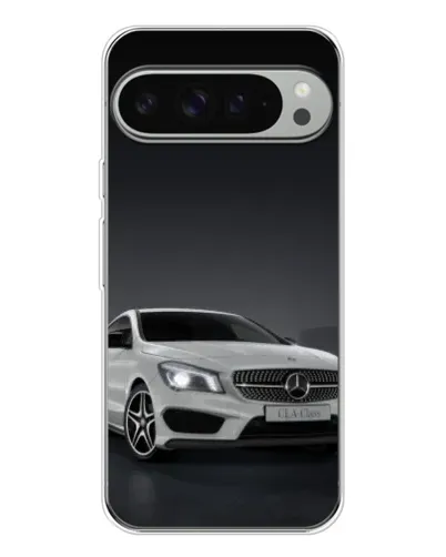 Чехол для Google Pixel 9 Pro XL с картинкой «Mercedes AMG GT Silver»