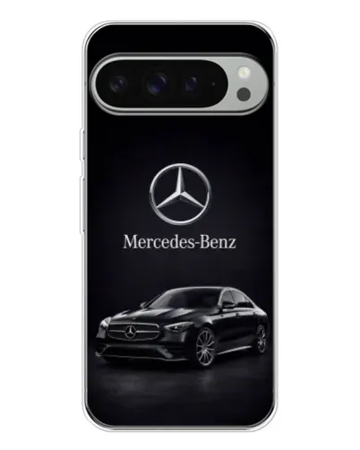Чехол для Google Pixel 9 Pro XL с картинкой «Mercedes — решетка радиатора»