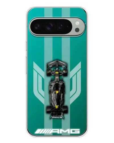 Чехол для Google Pixel 9 Pro XL с картинкой «Mercedes AMG Petronas»