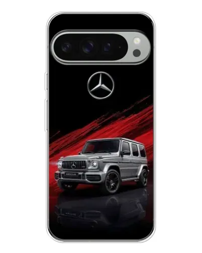 Чехол для Google Pixel 9 Pro XL с картинкой «Mercedes G-Class красный»