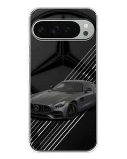 Чехол для Google Pixel 9 Pro XL с картинкой «Mercedes AMG — графика»
