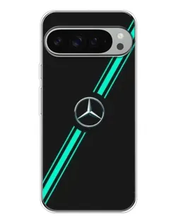 Чехол для Google Pixel 9 Pro XL с картинкой «Спортивные линии Mercedes»