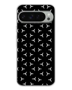 Чехол для Google Pixel 9 Pro XL с картинкой «Mercedes паттерн звезд»
