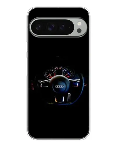Чехол для Google Pixel 9 Pro XL с картинкой «Салон Audi — руль»
