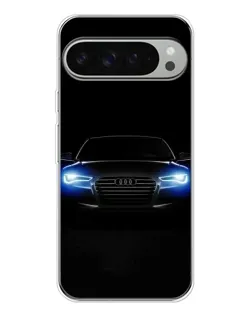 Чехол для Google Pixel 9 Pro XL с картинкой «Audi в неоне»