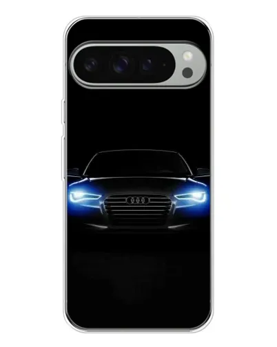 Чехол для Google Pixel 9 Pro XL с картинкой «Audi в неоне»