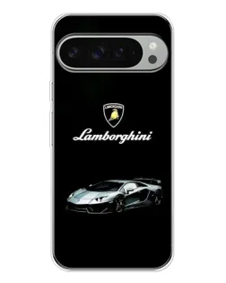 Чохол для Google Pixel 9 Pro XL з картинкою «Логотип Lamborghini класика»