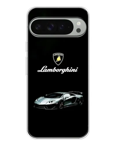 Чохол для Google Pixel 9 Pro XL з картинкою «Логотип Lamborghini класика»