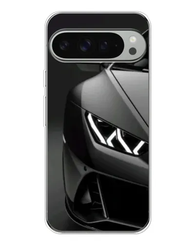 Чохол для Google Pixel 9 Pro XL з картинкою «Lamborghini фари деталізація»