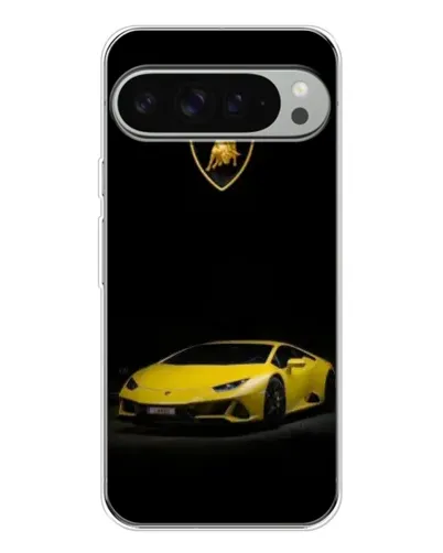 Чохол для Google Pixel 9 Pro XL з картинкою «Lamborghini жовтий акцент»