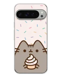 Чохол для Google Pixel 9 Pro XL з картинкою «Пушин з кексом»