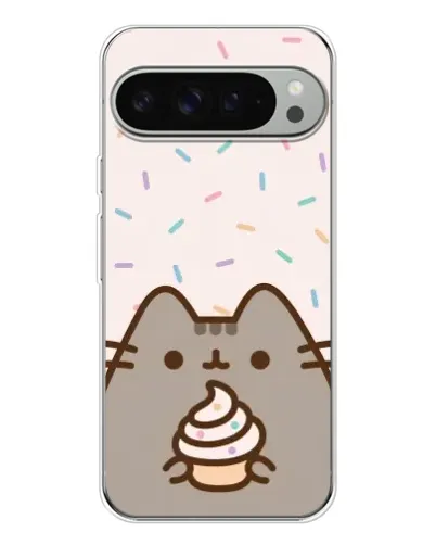 Чохол для Google Pixel 9 Pro XL з картинкою «Пушин з кексом»