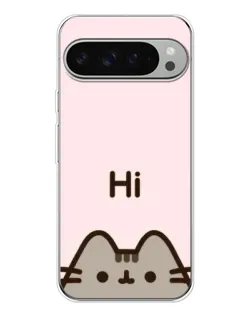 Чохол для Google Pixel 9 Pro XL з картинкою «Пушин каже Hi»