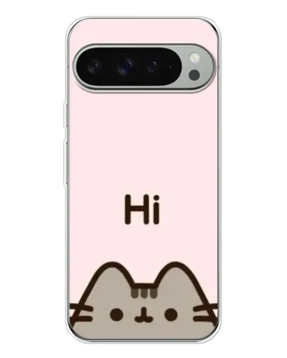Чохол для Google Pixel 9 Pro XL з картинкою «Пушин каже Hi»