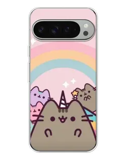 Чохол для Google Pixel 9 Pro XL з картинкою «Єдиноріг Pusheen»
