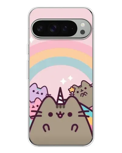Чохол для Google Pixel 9 Pro XL з картинкою «Єдиноріг Pusheen»