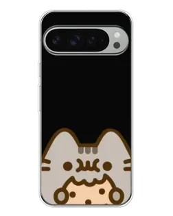 Чохол для Google Pixel 9 Pro XL з картинкою «Пушин на чорному»