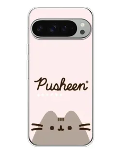 Чохол для Google Pixel 9 Pro XL з картинкою «Pusheen логотип»