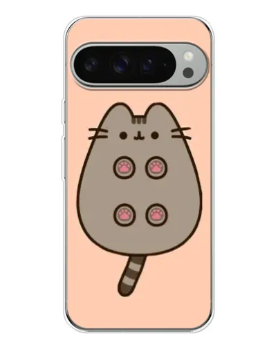 Чохол для Google Pixel 9 Pro XL з картинкою «Пушин пузиком догори»