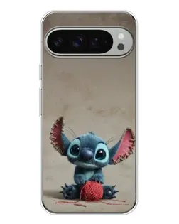 Чохол для Google Pixel 9 Pro XL з картинкою «Стіч на чоричневому фоні»