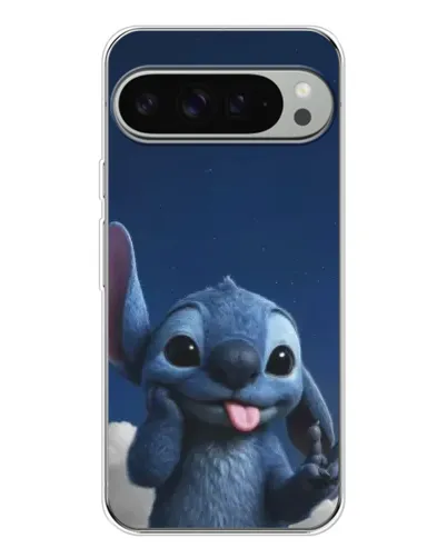 Чехол для Google Pixel 9 Pro XL с картинкой «Стич в облаках»
