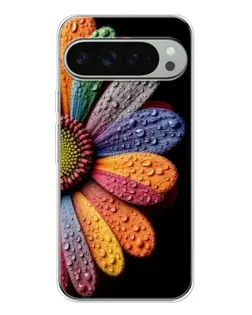 Чохол для Google Pixel 9 Pro XL з картинкою «Райдужна квітка»