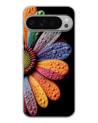 Чохол для Google Pixel 9 Pro XL з картинкою «Райдужна квітка»