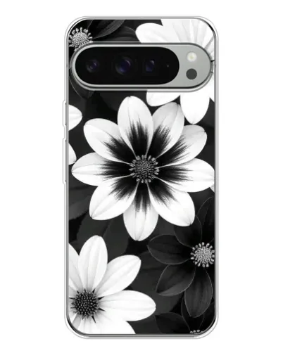 Чохол для Google Pixel 9 Pro XL з картинкою «Монохромні айстри»