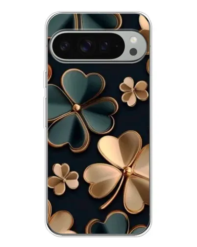 Чохол для Google Pixel 9 Pro XL з картинкою «Конюшина в золоті»
