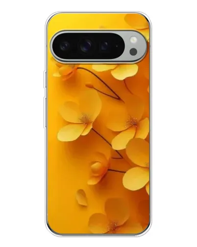 Чохол для Google Pixel 9 Pro XL з картинкою «Золоті пелюстки»