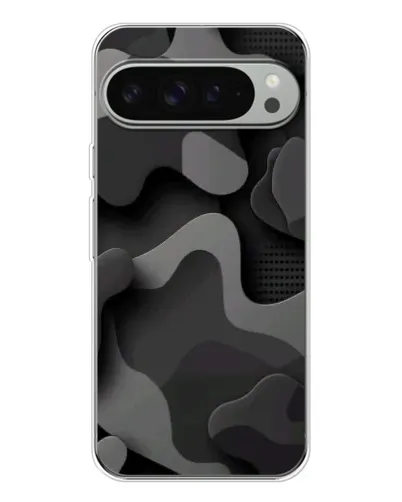 Чохол для Google Pixel 9 Pro XL з картинкою «Темний абстрактний камуфляж»