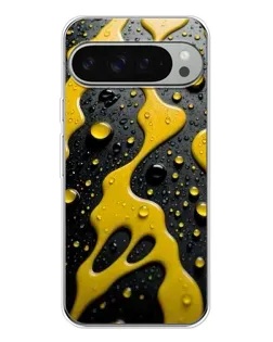 Чохол для Google Pixel 9 Pro XL з картинкою «Рідке жовте золото»