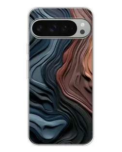 Чохол для Google Pixel 9 Pro XL з картинкою «Кольорові хвилі каньйону»