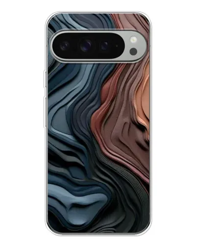 Чохол для Google Pixel 9 Pro XL з картинкою «Кольорові хвилі каньйону»