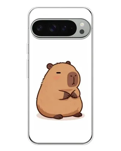 Чехол для Google Pixel 9 Pro XL с картинкой «Толстенькая капибара»