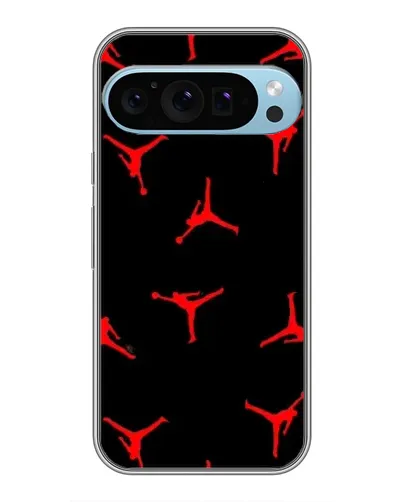 Чохол для Google Pixel 9 Pro з картинкою «Jordan Red Pattern»