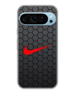 Чохол для Google Pixel 9 Pro з картинкою «Nike — карбонова сітка»