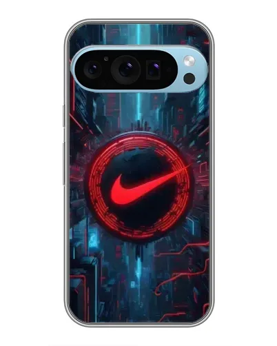 Чохол для Google Pixel 9 Pro з картинкою «Техногенний стиль Nike»