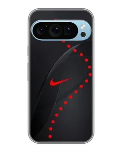 Чохол для Google Pixel 9 Pro з картинкою «Абстрактний дизайн Nike»