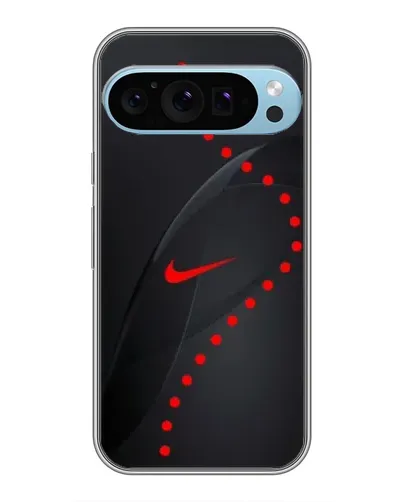 Чохол для Google Pixel 9 Pro з картинкою «Абстрактний дизайн Nike»