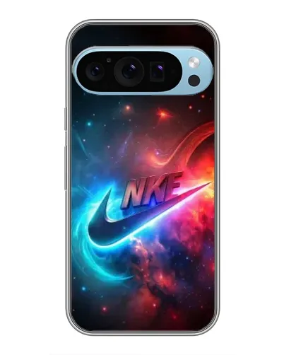 Чохол для Google Pixel 9 Pro з картинкою «Вогняний логотип Nike»