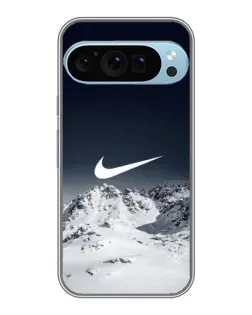 Чохол для Google Pixel 9 Pro з картинкою «Nike — зимові гори»