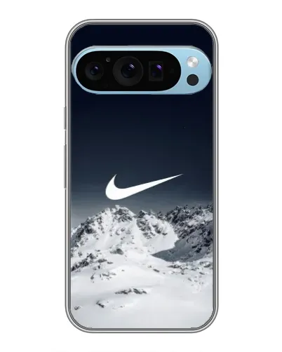 Чохол для Google Pixel 9 Pro з картинкою «Nike — зимові гори»