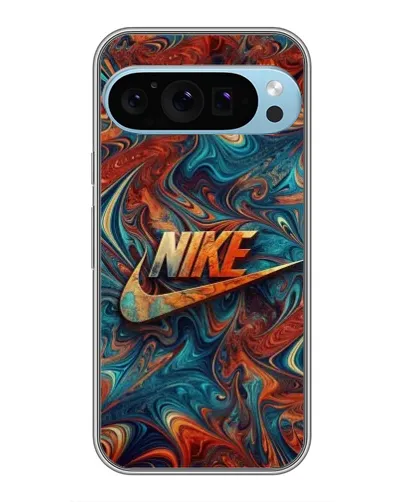 Чохол для Google Pixel 9 Pro з картинкою «Nike в абстракції»