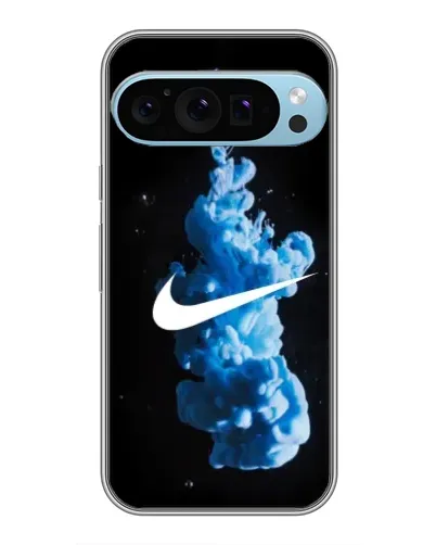 Чохол для Google Pixel 9 Pro з картинкою «Nike та синій дим»