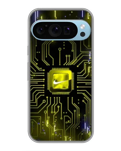 Чохол для Google Pixel 9 Pro з картинкою «Nike — золота іскра»