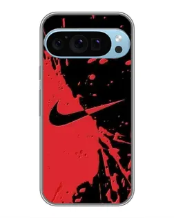 Чохол для Google Pixel 9 Pro з картинкою «Червоні бризки Nike»