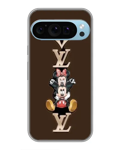 Чохол для Google Pixel 9 Pro з картинкою «LV та Міккі Маус»
