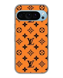 Чохол для Google Pixel 9 Pro з картинкою «Помаранчевий стиль LV»